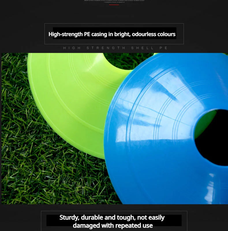 Kit 10 pratinhos de treinamento para futebol e academia