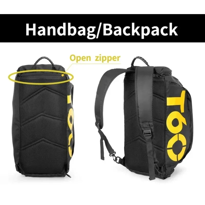 Bolsa para treinamento de futebol, viagens e academia